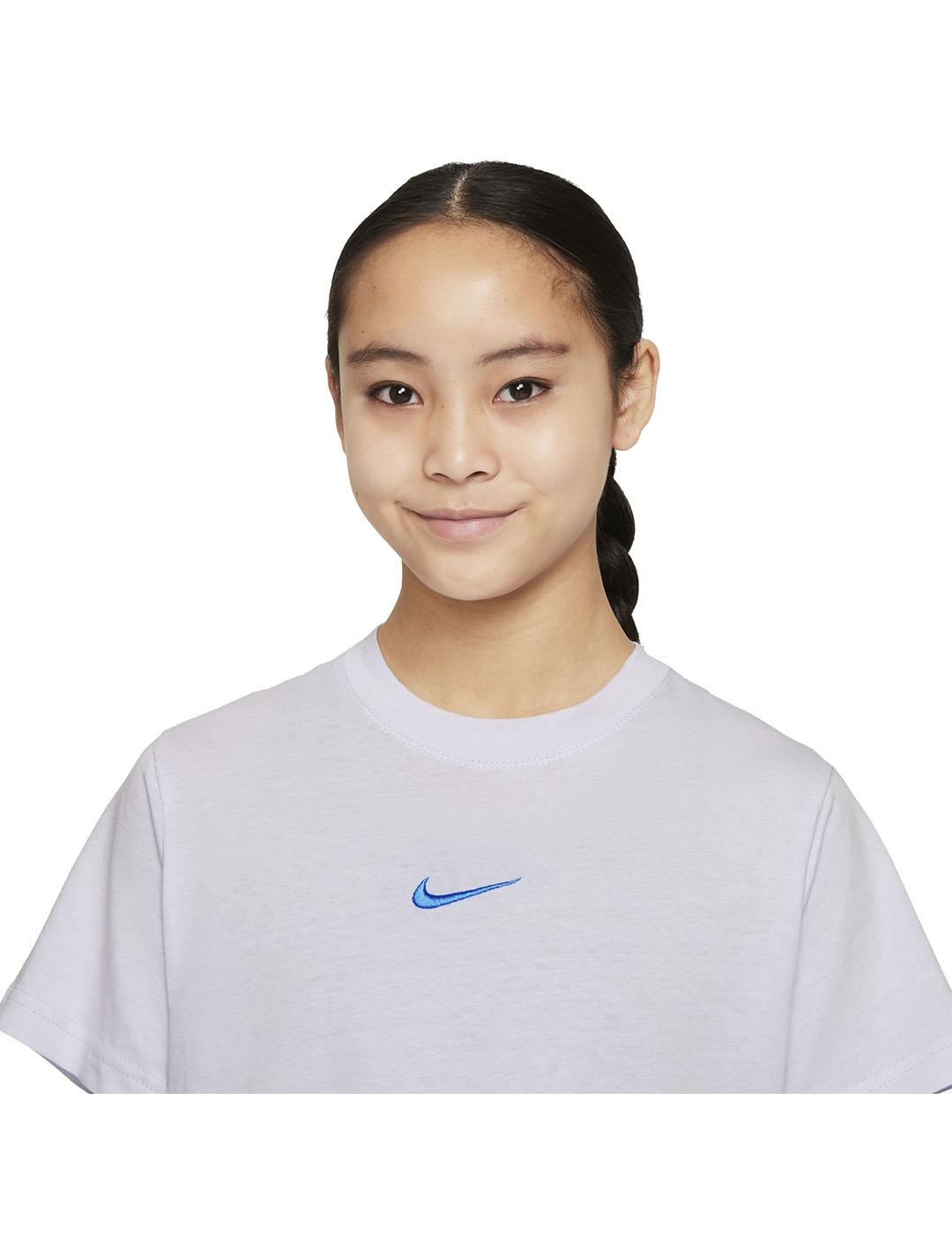 Camiseta Niña Nike Nsw Tee Celeste