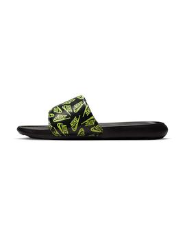 Chancla Unisex Nike Victori One Negra Fluor