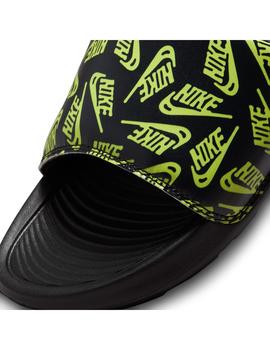 Chancla Unisex Nike Victori One Negra Fluor