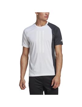 Camiseta Hombre adidas TRN Negro/Blanco