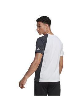 Camiseta Hombre adidas TRN Negro/Blanco