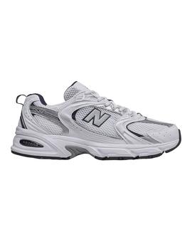 Zapatilla Unisex New Balance 530 Blanca Plata