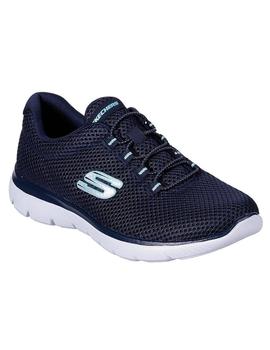 Zapatilla Mujer Skechers Summits Marino