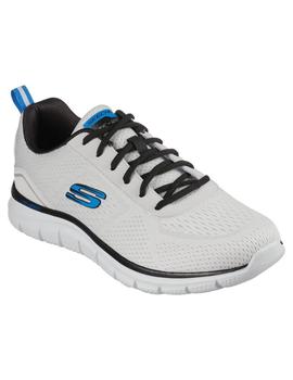 Zapatilla Hombre Skechers Track-Ripke Blanco/Gris