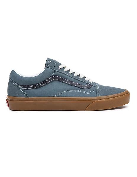 Muestra patrimonio Prescripción Zapatilla Hombre Vans Old Skool Vintage Gum Azul