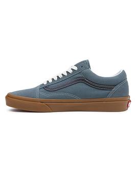 Muestra patrimonio Prescripción Zapatilla Hombre Vans Old Skool Vintage Gum Azul