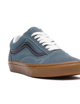 Zapatilla Hombre Vans Old Skool Vintage Gum Azul