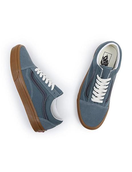 Muestra patrimonio Prescripción Zapatilla Hombre Vans Old Skool Vintage Gum Azul