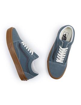 Zapatilla Hombre Vans Old Skool Vintage Gum Azul