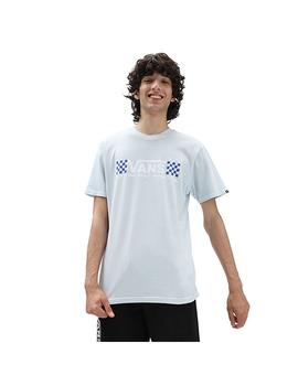 Camiseta Hombre Vans Sketchy Past Celeste