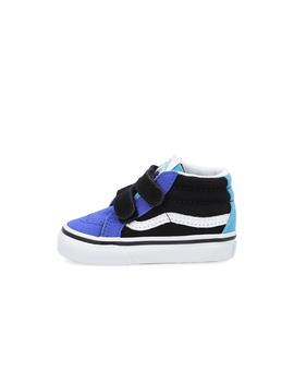 Zapatilla Baby Vans Sk8-Mid Azul