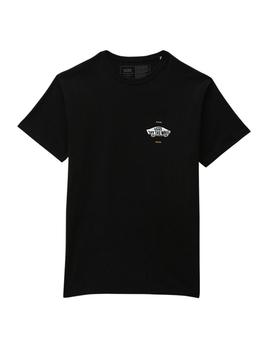 Camiseta Hombre Vans Off The Wall Logo Negra