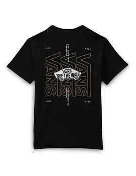 Camiseta Hombre Vans Off The Wall Logo Negra