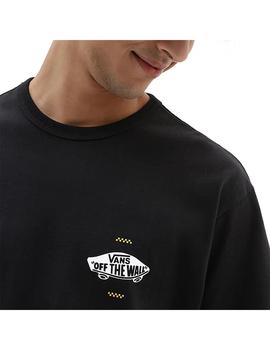 Camiseta Hombre Vans Off The Wall Logo Negra