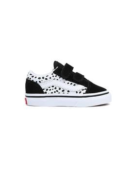 Zapatilla Niñ@ Vans Old Skool Negra Blanca Manchas