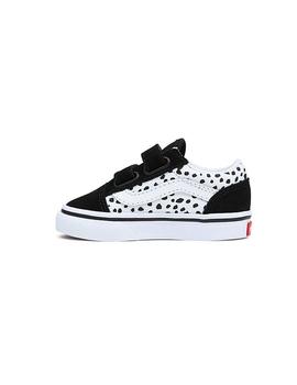 Zapatilla Niñ@ Vans Old Skool Negra Blanca Manchas