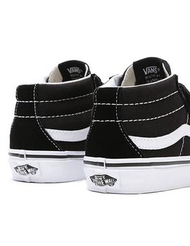 Zapatilla Niñ@ Vans Sk8-Mid Reissue Negra Blanca