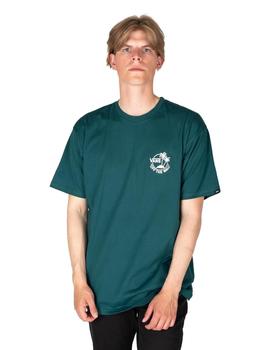 Camiseta Hombre Vans Classic Mini Dual Verde