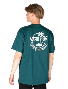 Camiseta Hombre Vans Classic Mini Dual Verde