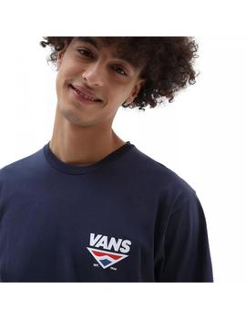 Camiseta Hombre Vans Shaper Type Marino