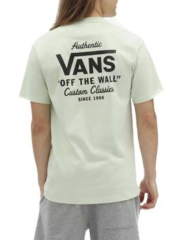 Camiseta Hombre Vans Holder Verde