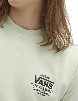 Camiseta Hombre Vans Holder Verde