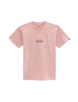 Camiseta Hombre Vans Easy Box Rosa