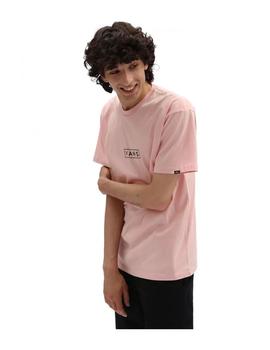 Camiseta Hombre Vans Easy Box Rosa