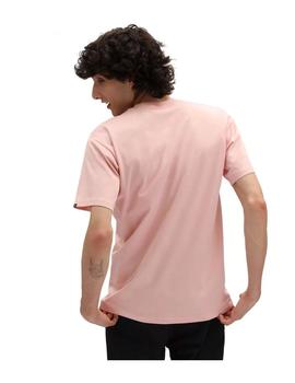 Camiseta Hombre Vans Easy Box Rosa