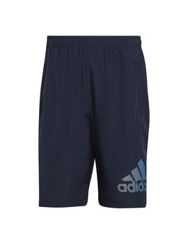 Short Hombre adidas D2M Logo Marino