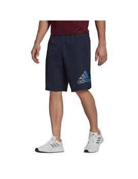 Short Hombre adidas D2M Logo Marino