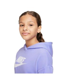 Sudadera Niña Nike Nsw club Lila