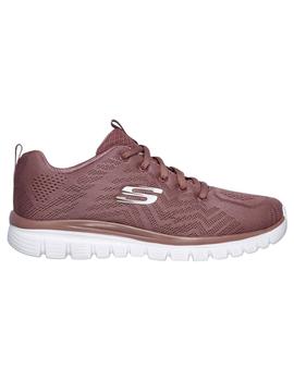 Zapatilla Mujer Skechers Graceful Rosa Maquillaje