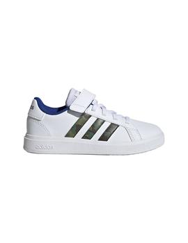 Zapatilla Niño adidas Grand Court Blanco Camo