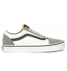 Zapatilla Chico Vans Old Skool Beige Verde