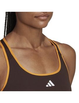 Sujetador Deportivo Mujer adidas Marrón