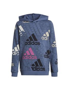 Sudadera Niña adidas Logo Sweat Marino/Rosa