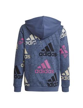 Sudadera Niña adidas Logo Sweat Marino/Rosa