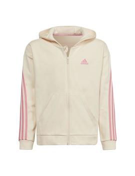 Sudadera Niña adidas 3s Beige/Rosa