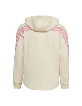 Sudadera Niña adidas 3s Beige/Rosa