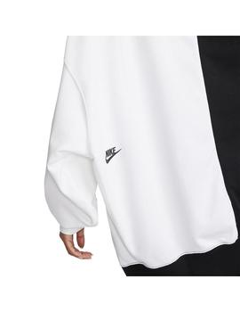 Sudadera Mujer Nike Nsw Cos Blanco Negro