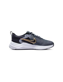 Zapatilla Niñ@ Nike Dowshifter 12 Negro Gris Dorado