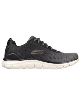 Zapatilla Hombre Skechers Track-Ripkent Negra Gris