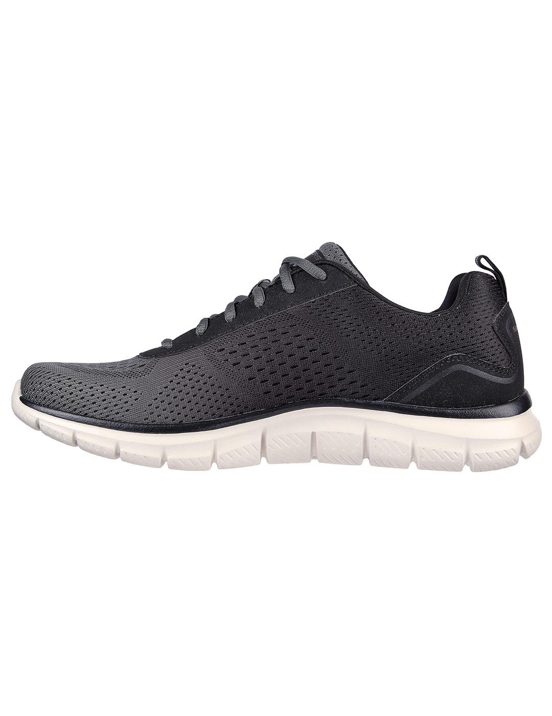 Zapatilla Hombre Skechers Track-Ripkent Negra Gris