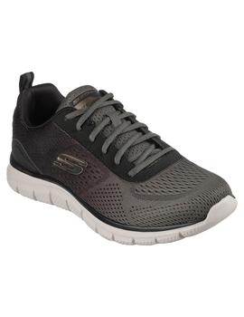 Zapatilla Hombre Skechers Track-Ripkent Negra Gris