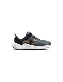 Zapatilla Niñ@ Nike Downshifter Gris Negro Dorado