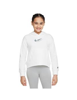 Sudadera Niña Nike Hoodie Blanca