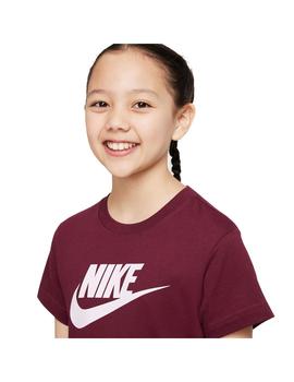 Camiseta Niña Nike Nsw Basic Granate