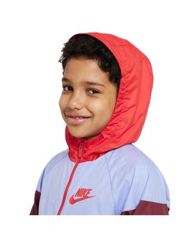 Cortavientos Niño Nike Nsw WrRojo Azul