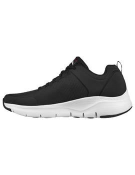 Zapatilla Hombre Skechers Arch Fit-Ti Negra Blanca